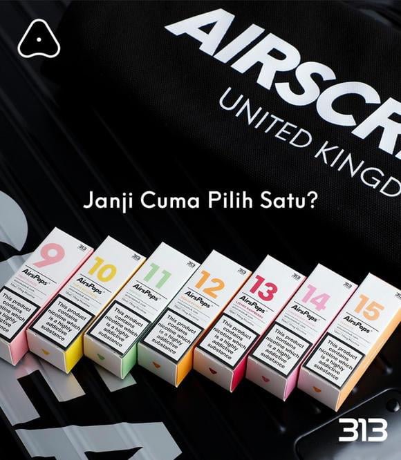 英國 高端正品 AirsCream 313 數字系列 30ML