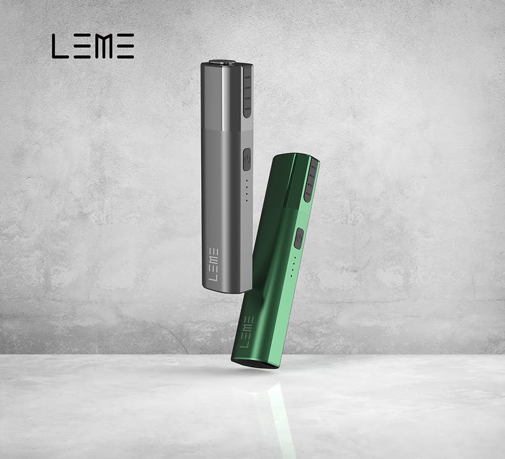 樂美主機-灰色-綠色 LEME SHEEN 樂美Pro加熱菸 主機